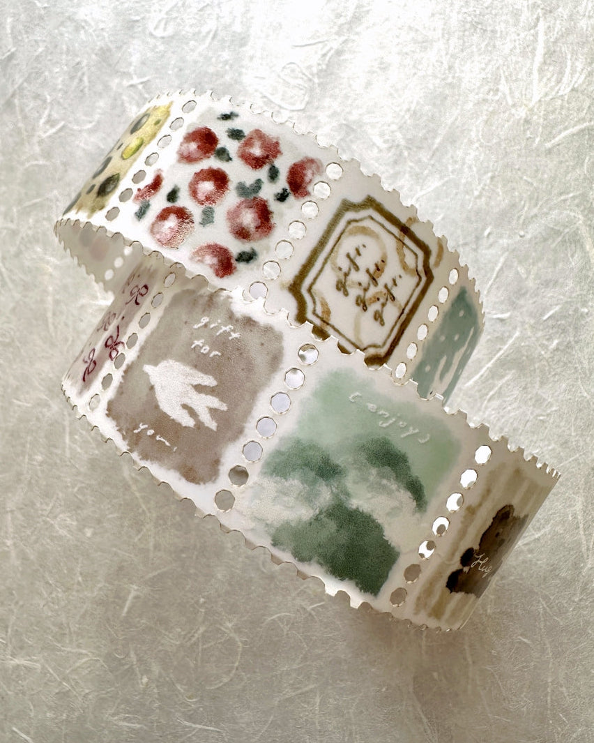 Breezy Studio - Fluffy stamp-style tracing paper tape SAMPLES