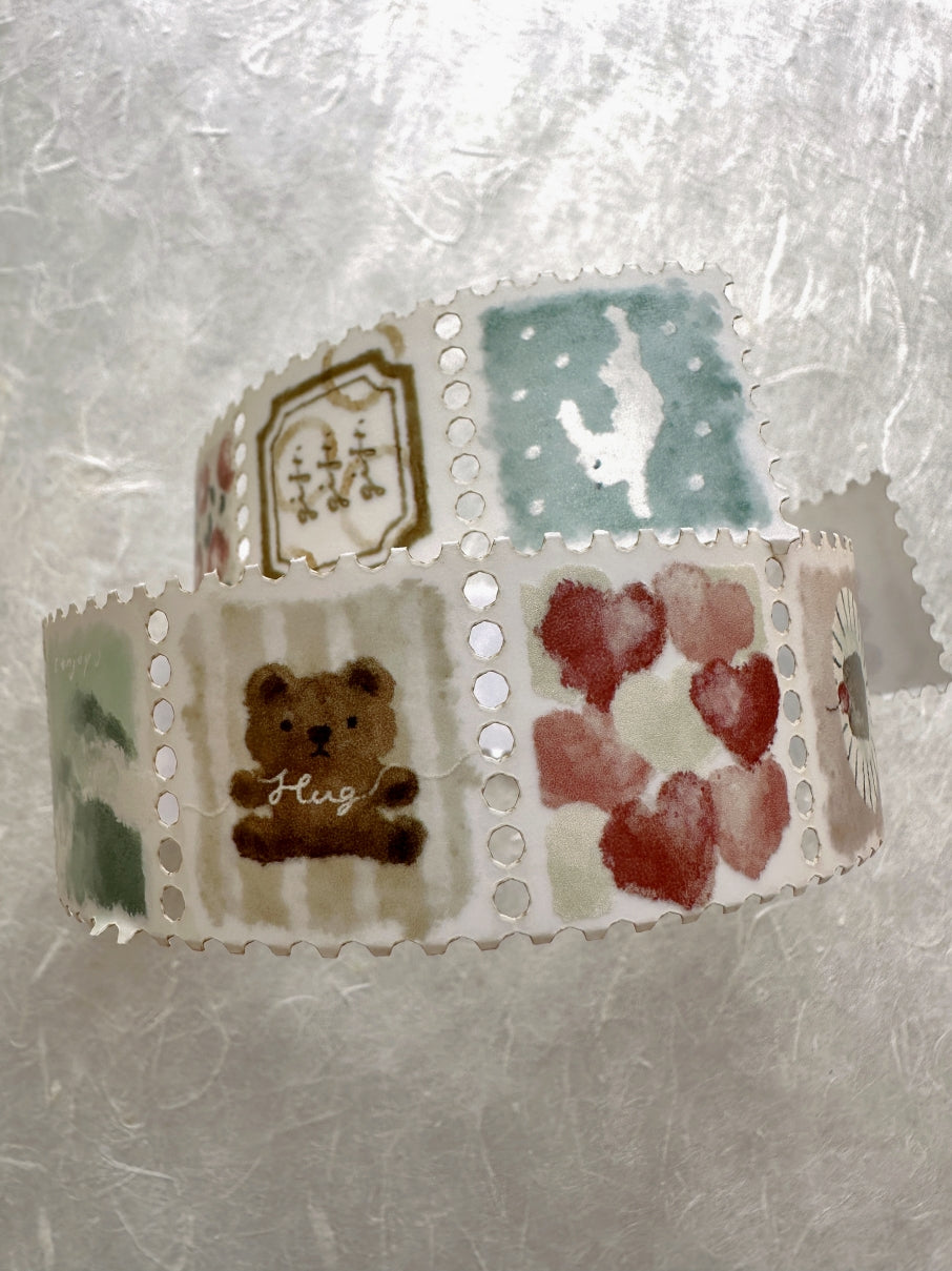 Breezy Studio - Fluffy stamp-style tracing paper tape SAMPLES