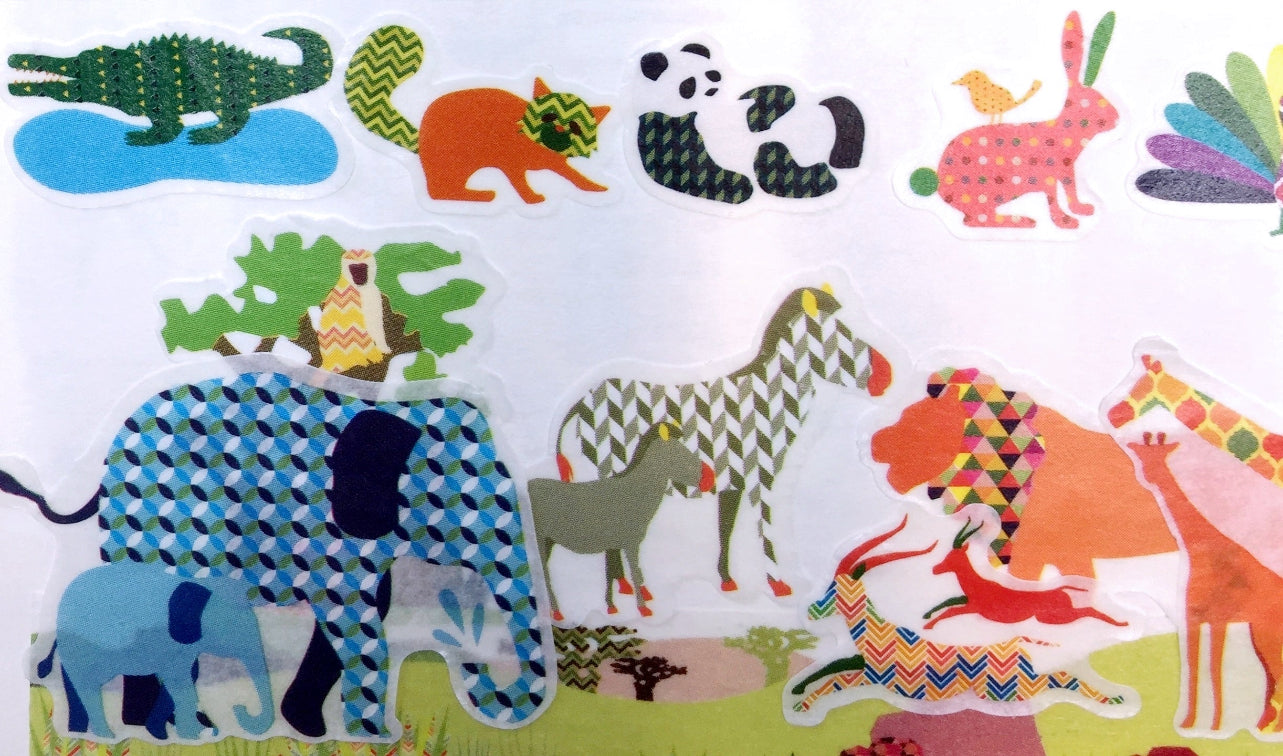 Bande - assorted animal masking sticker roll SAMPLES