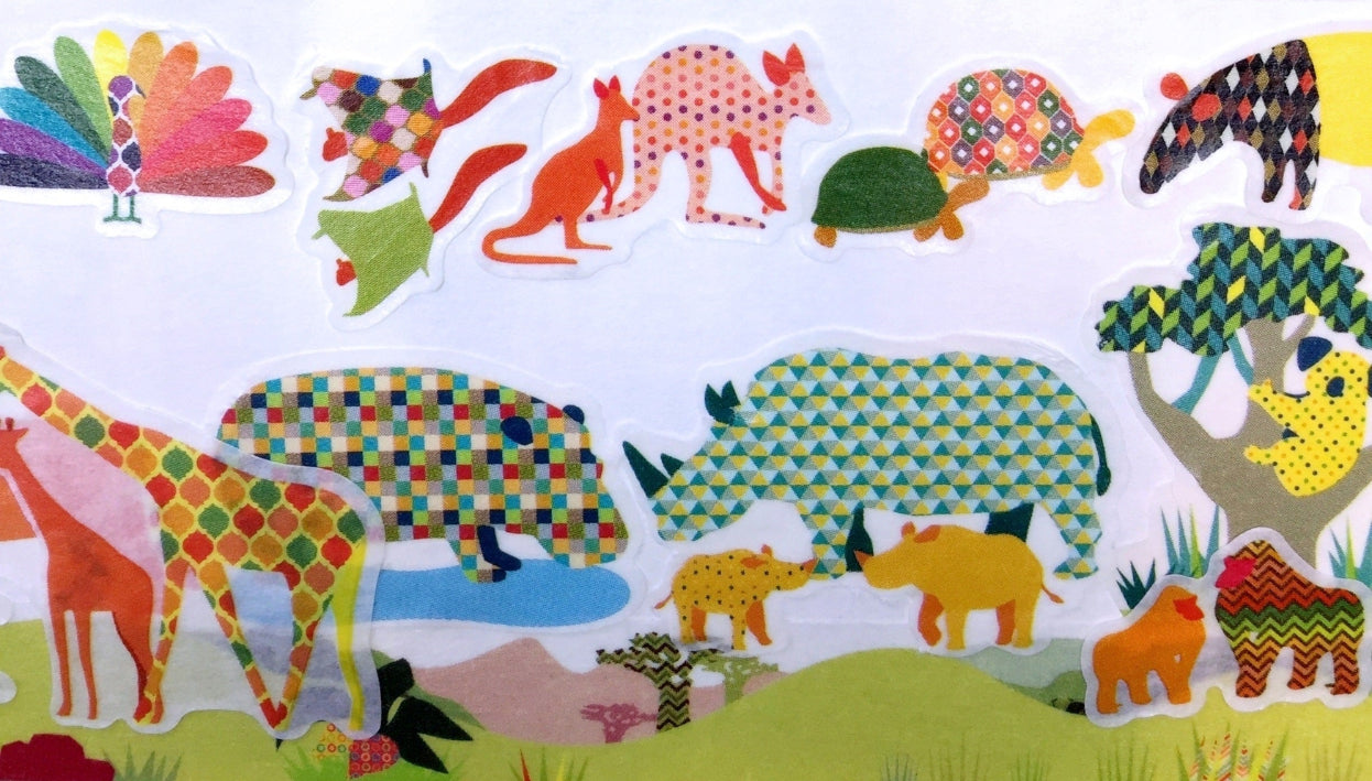 Bande - assorted animal masking sticker roll SAMPLES