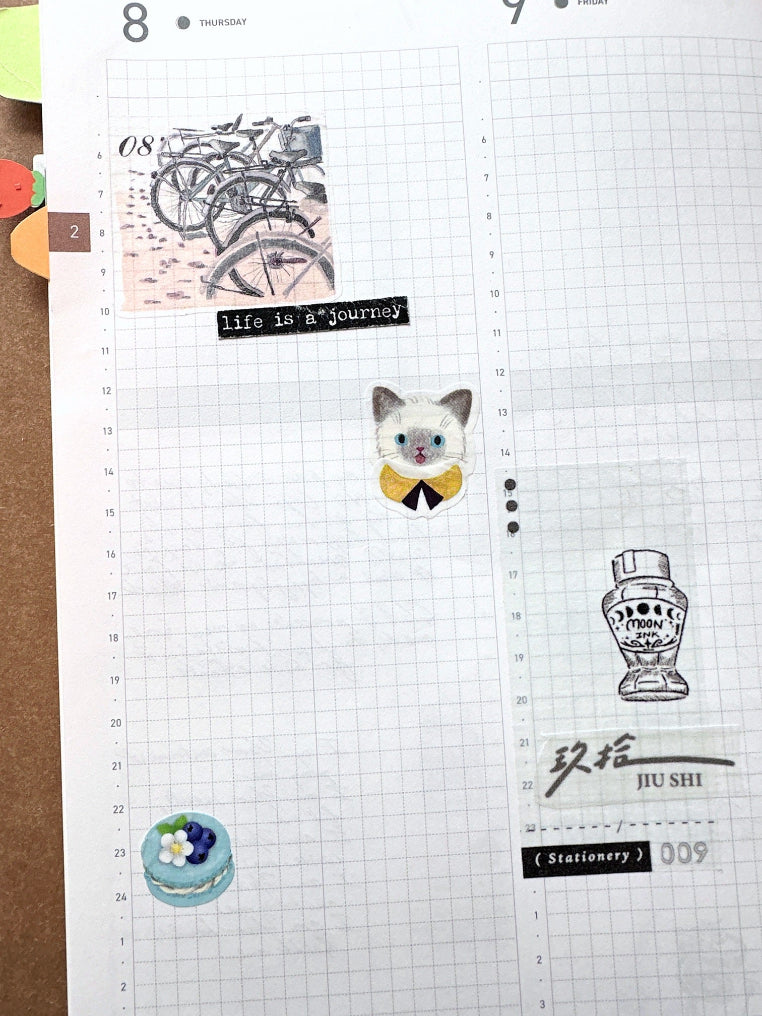 Bande - assorted animal masking sticker roll SAMPLES