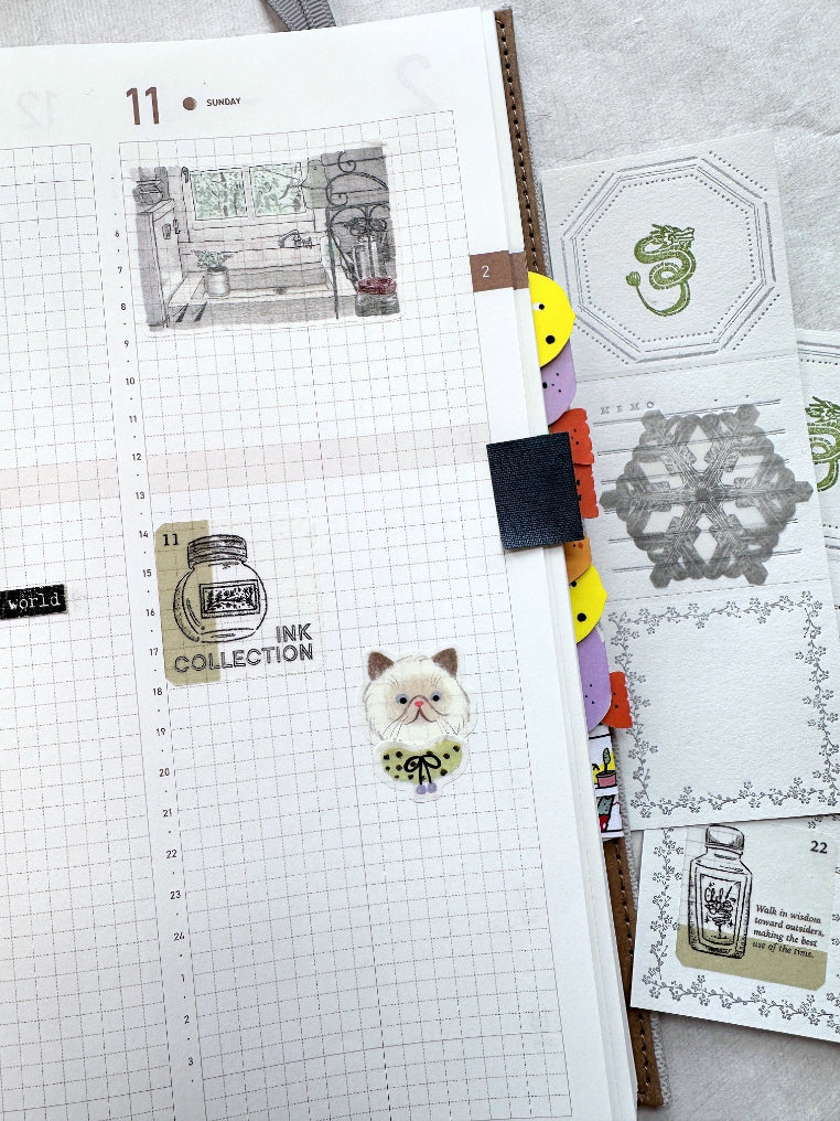Bande - assorted animal masking sticker roll SAMPLES
