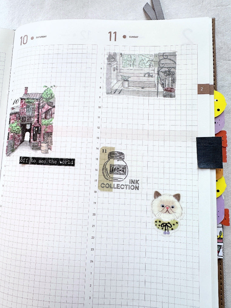 Bande - assorted animal masking sticker roll SAMPLES
