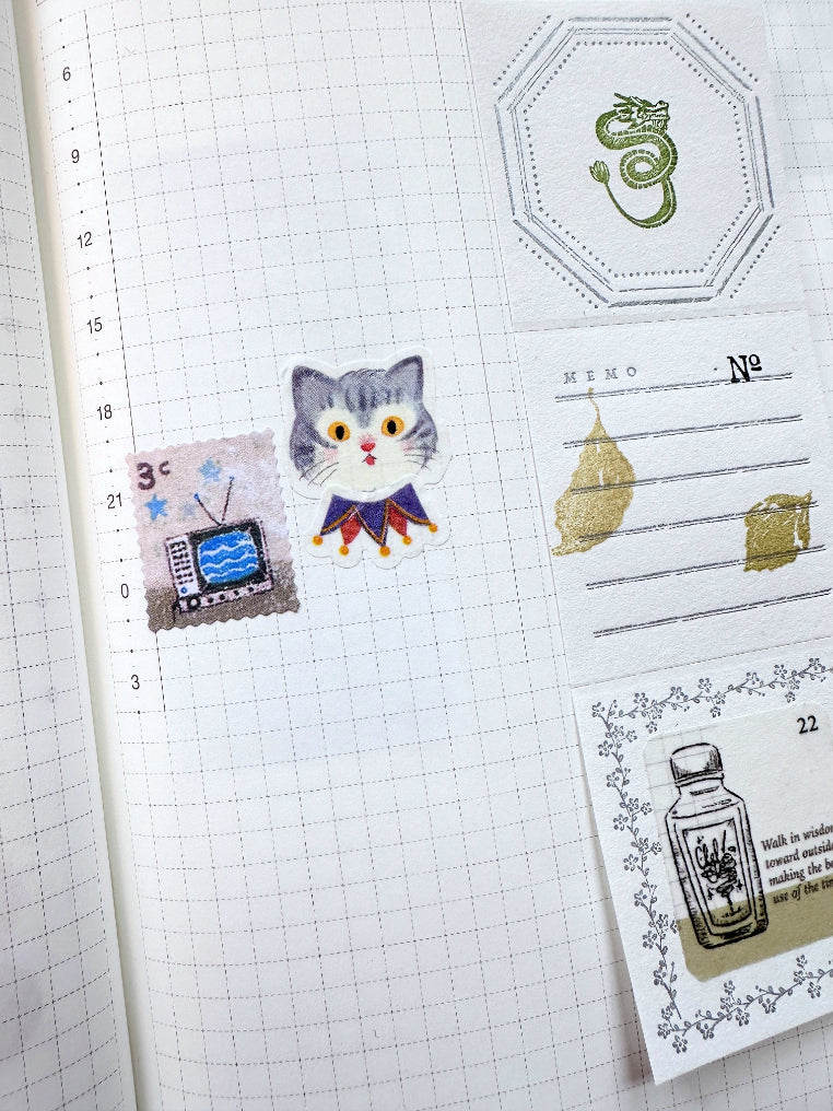 Bande - assorted animal masking sticker roll SAMPLES
