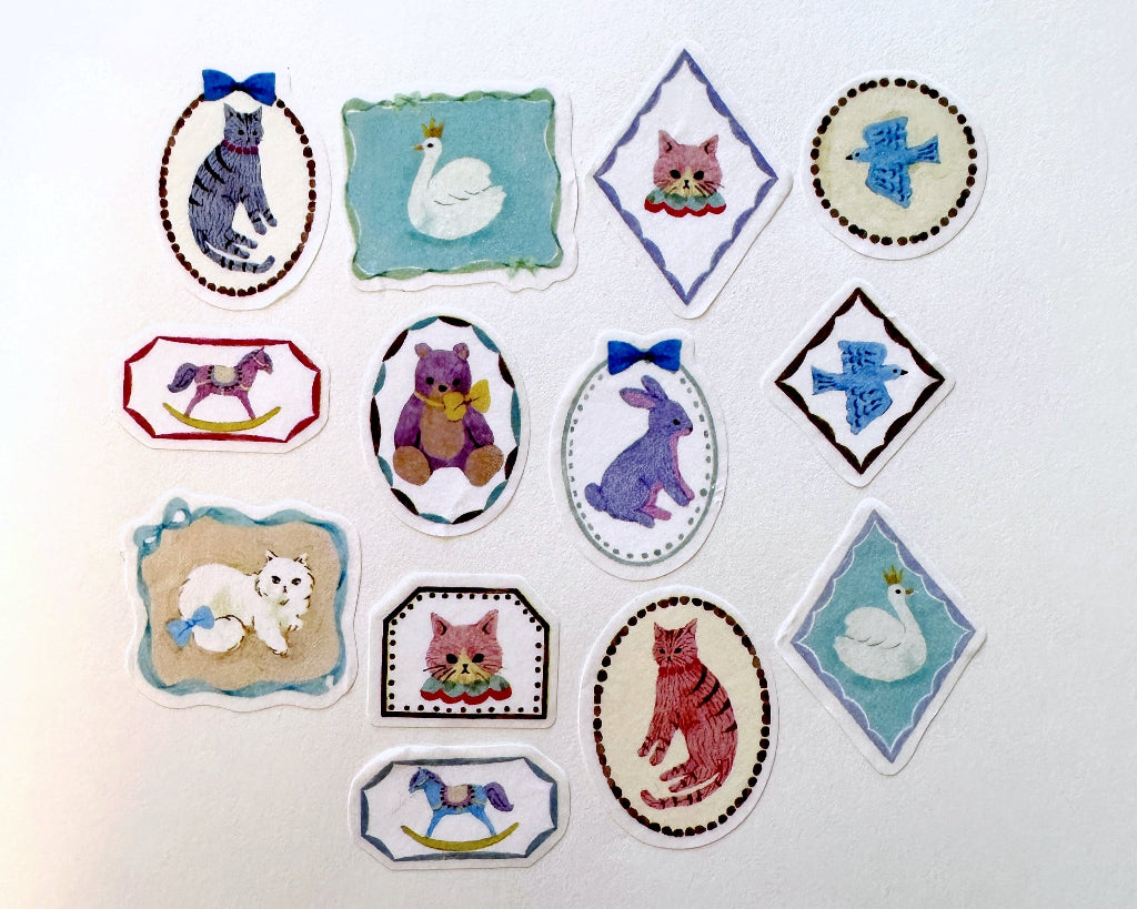Bande - assorted animal masking sticker roll SAMPLES