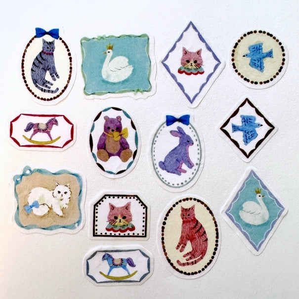 Bande - assorted animal masking sticker roll SAMPLES