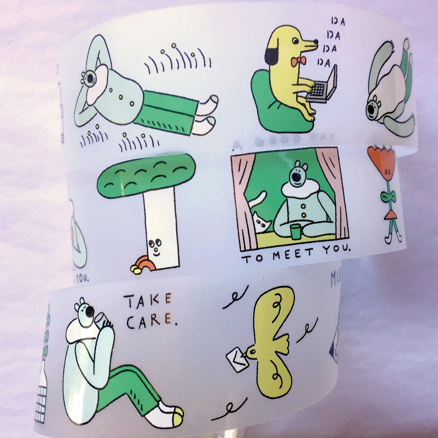 Baozi Studio - Superbear Notes PET tape SAMPLES