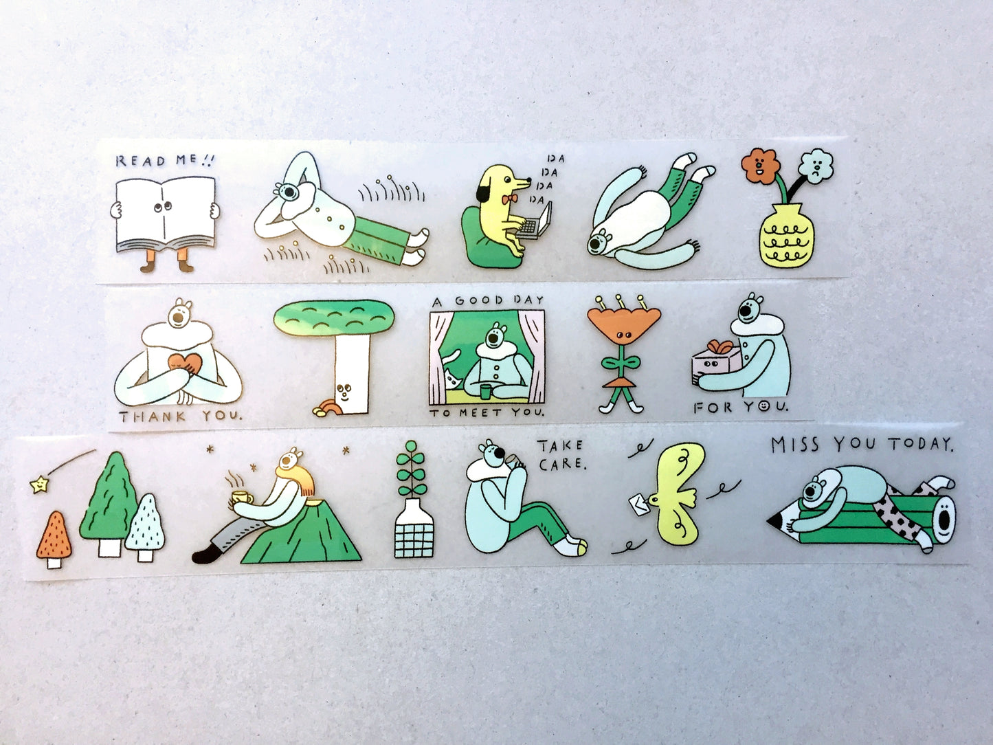 Baozi Studio - Superbear Notes PET tape SAMPLES