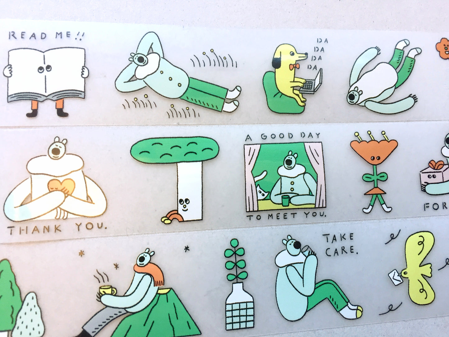Baozi Studio - Superbear Notes PET tape SAMPLES
