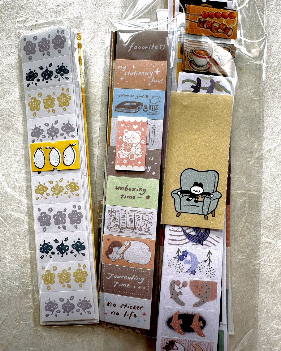 Tegamisha x SYAMO - Character petit sticky memo roll SAMPLES