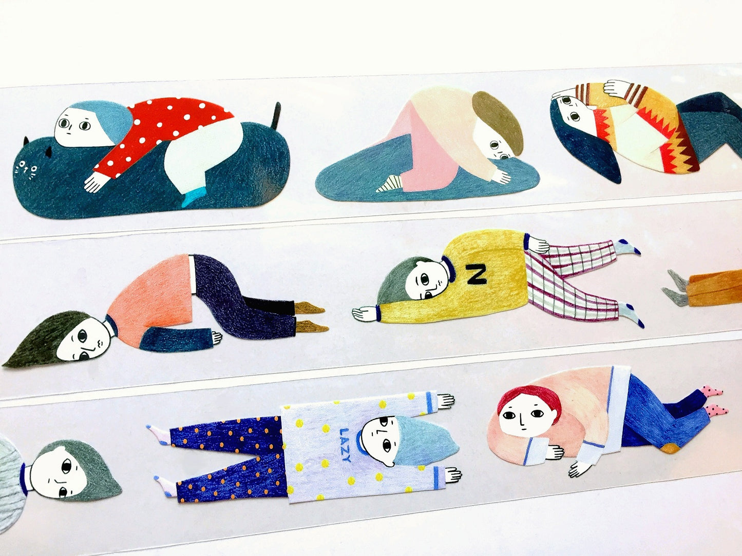 Birdcone - Giving Up on Life PET & washi tape SAMPLES