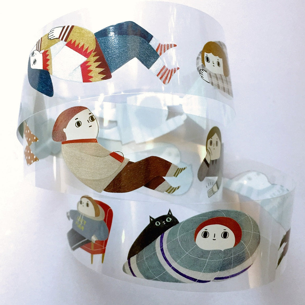 Birdcone - Lazy Life PET & washi tape SAMPLES