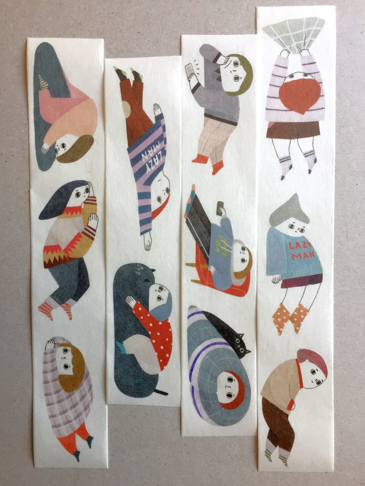 Birdcone - Lazy Life PET & washi tape SAMPLES