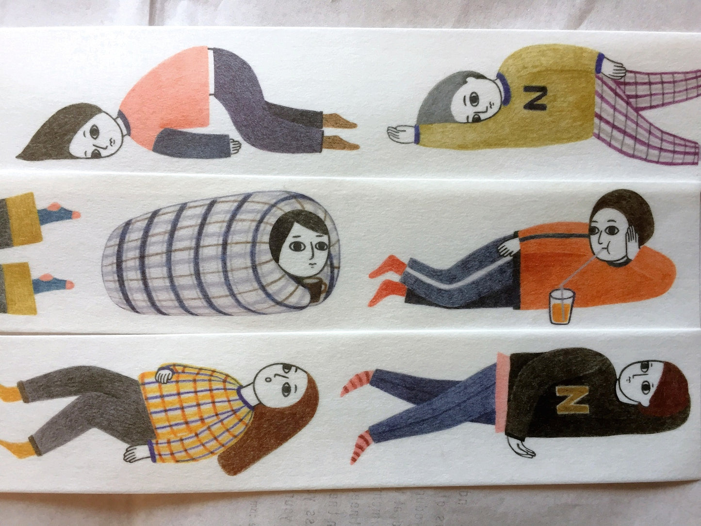 Birdcone - Lazy Man PET & washi tape SAMPLES