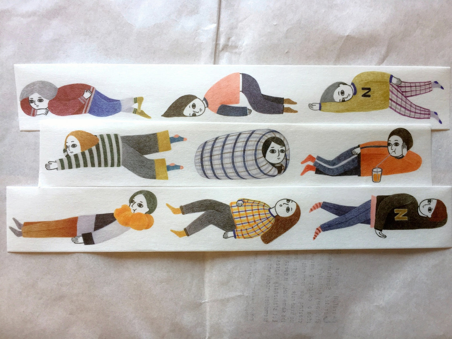 Birdcone - Lazy Man PET & washi tape SAMPLES