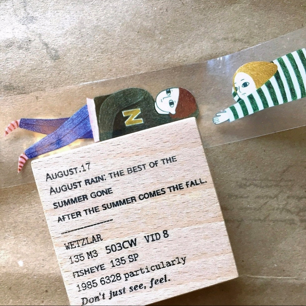 Birdcone - Lazy Man PET & washi tape SAMPLES