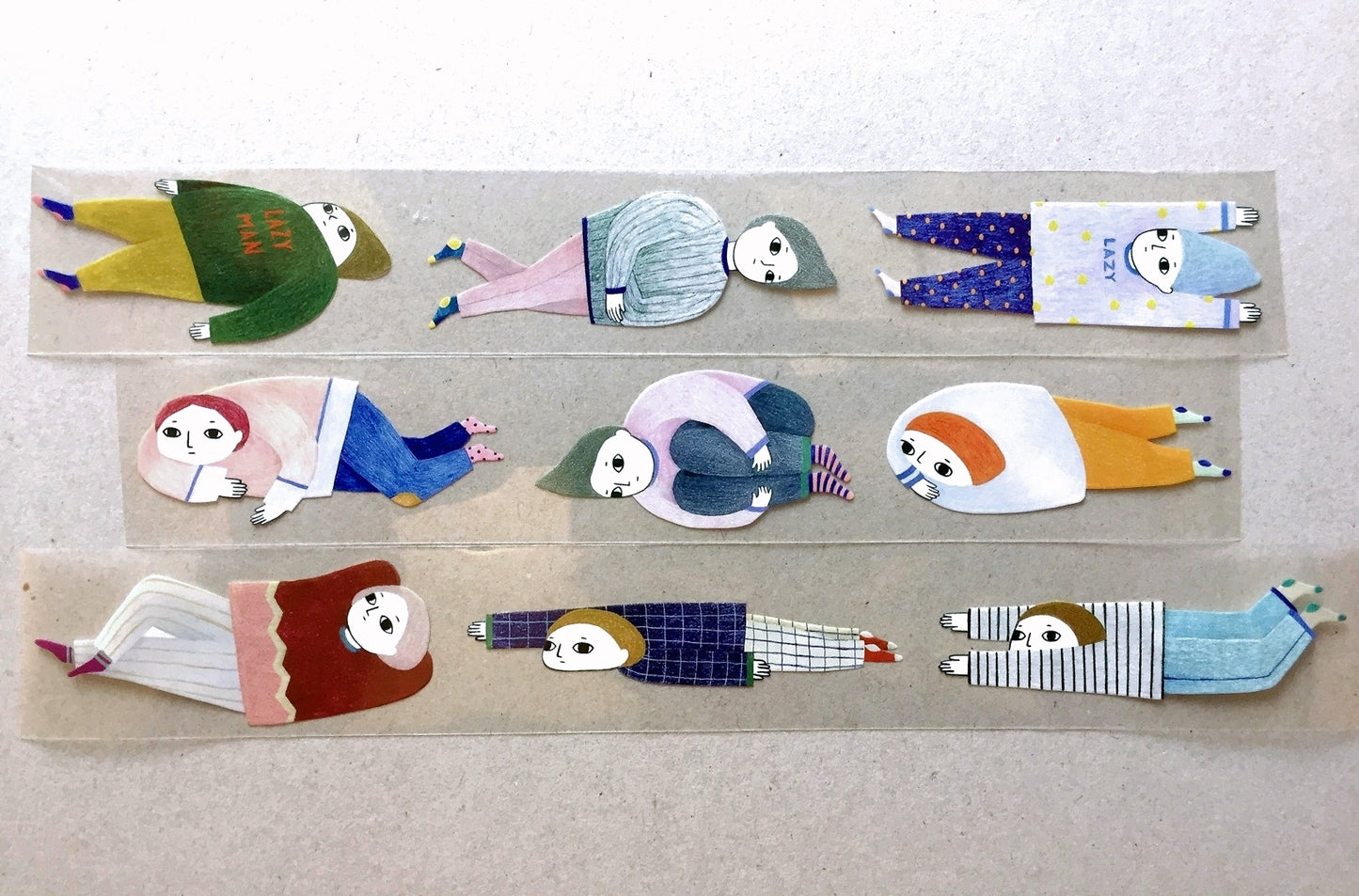 Birdcone - Giving Up on Life PET & washi tape SAMPLES