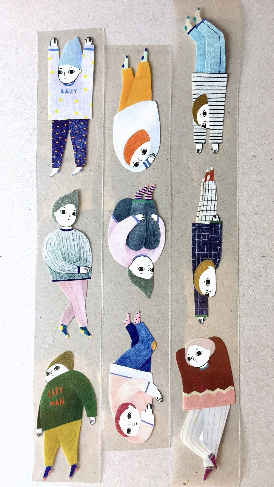 Birdcone - Giving Up on Life PET & washi tape SAMPLES