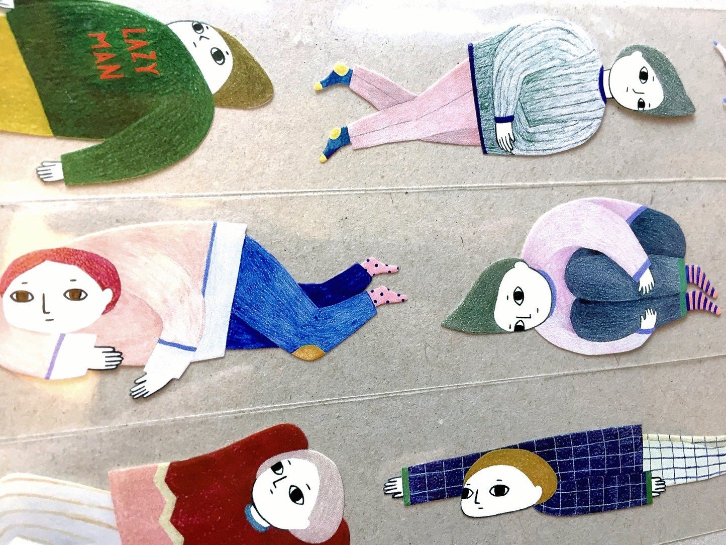 Birdcone - Giving Up on Life PET & washi tape SAMPLES