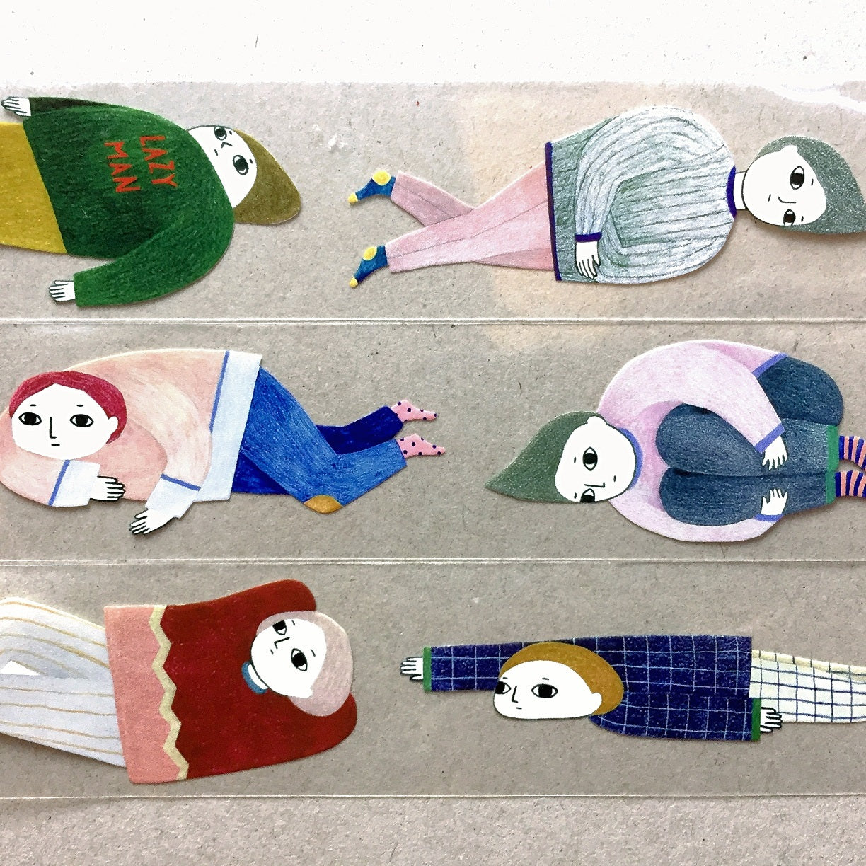 Birdcone - Giving Up on Life PET & washi tape SAMPLES