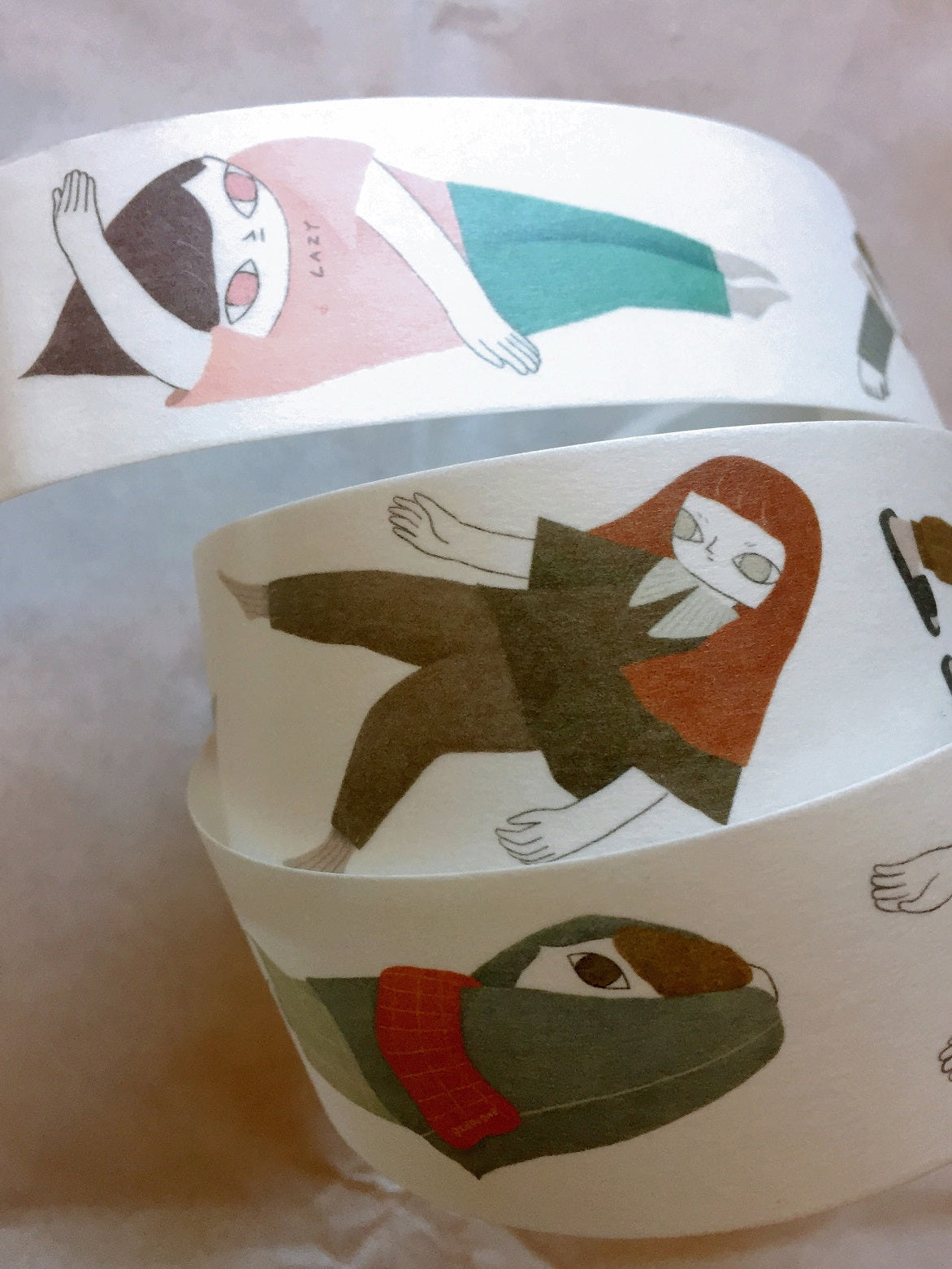 Birdcone - Lay Flat Days washi tape SAMPLES