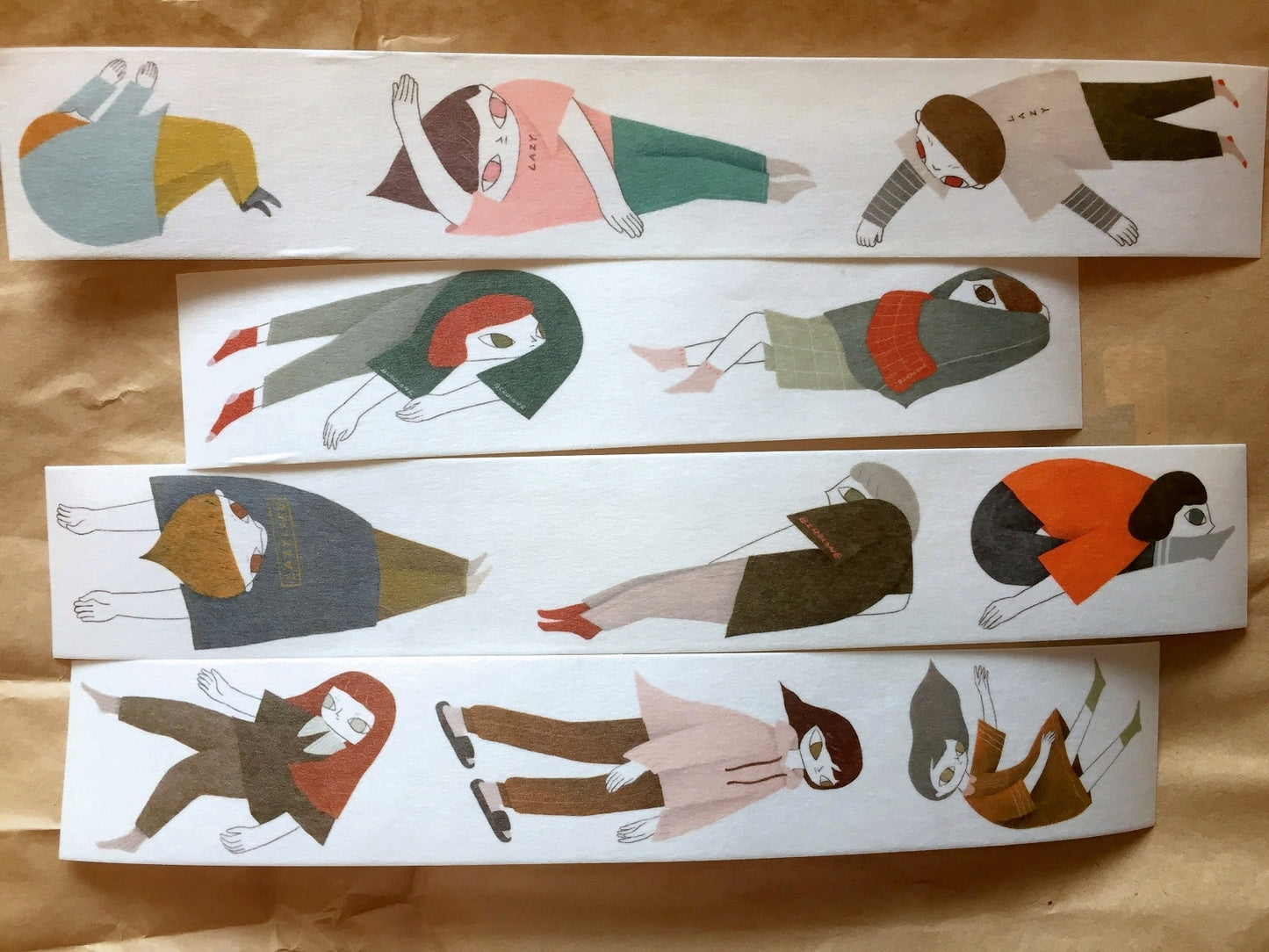 Birdcone - Lay Flat Days washi tape SAMPLES