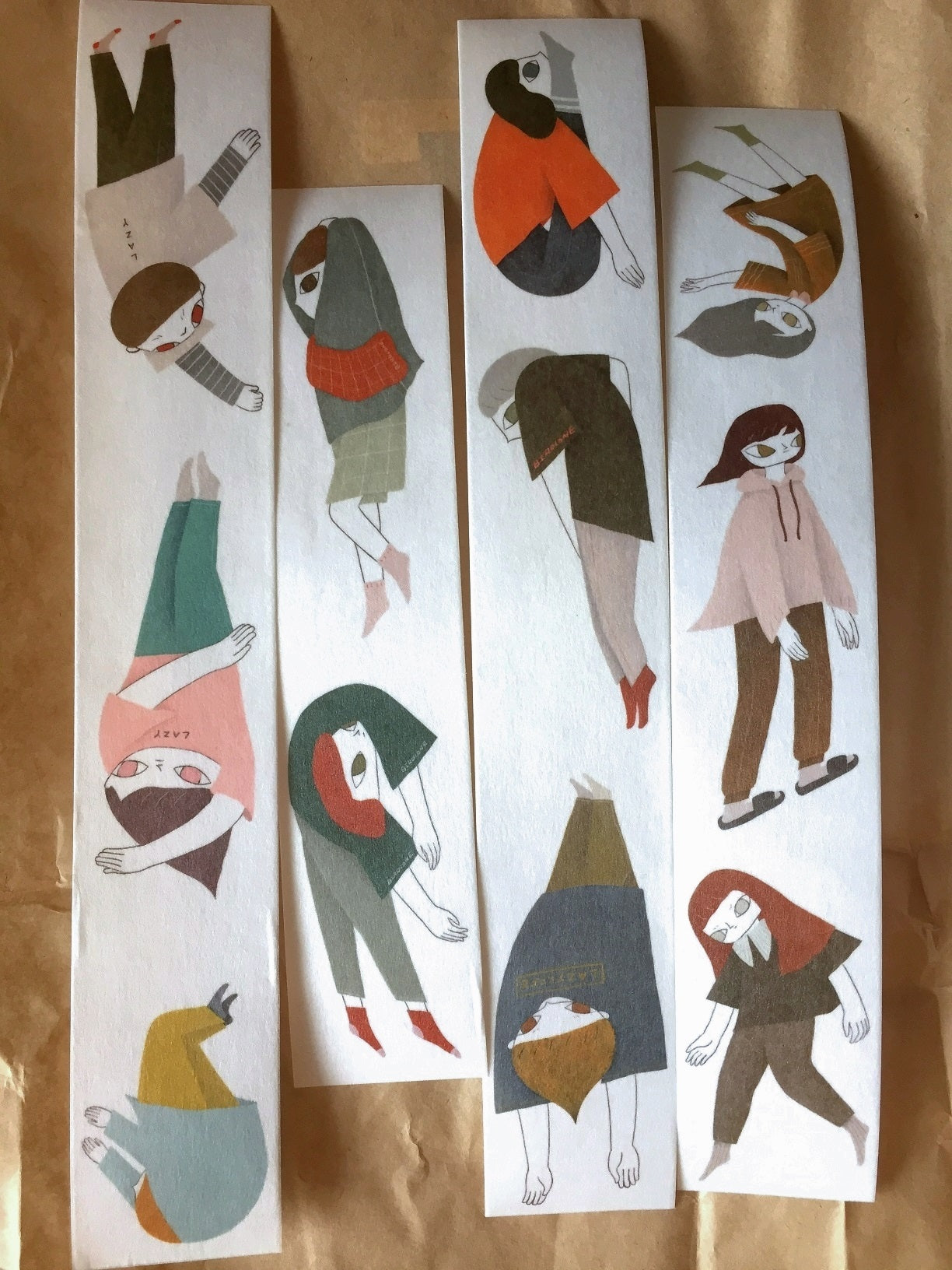 Birdcone - Lay Flat Days washi tape SAMPLES