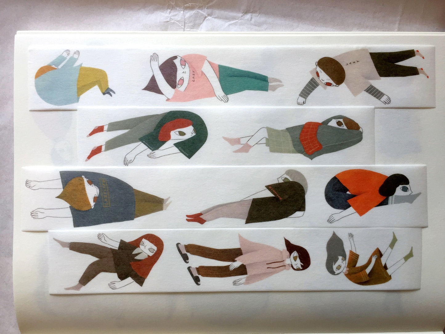 Birdcone - Lay Flat Days washi tape SAMPLES
