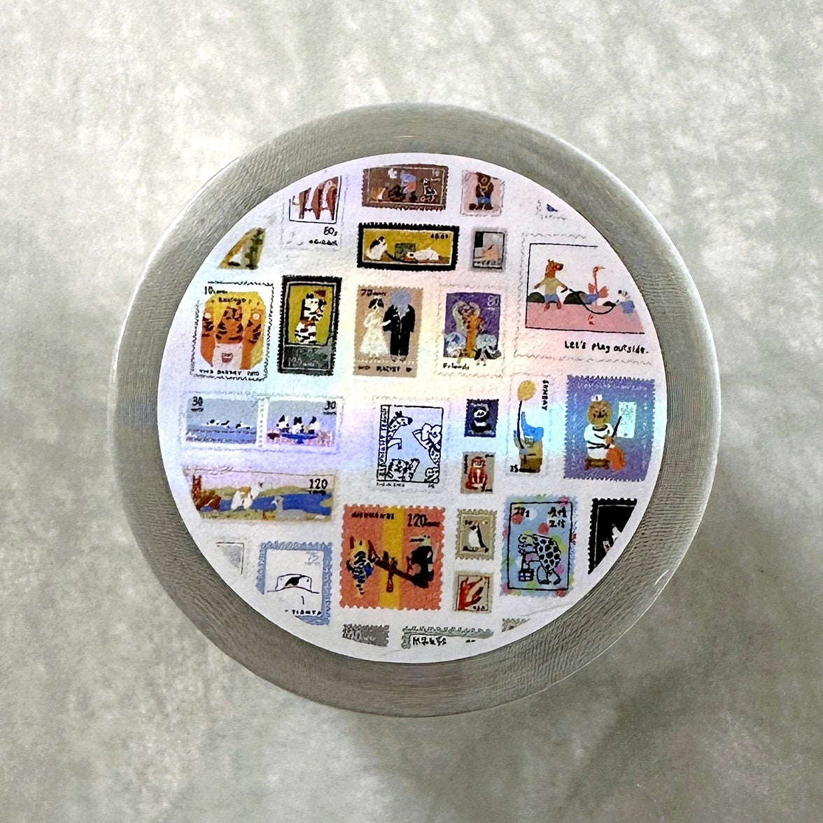 Bieguan Studio - Postage Zoo kiss-cut washi tape SAMPLES