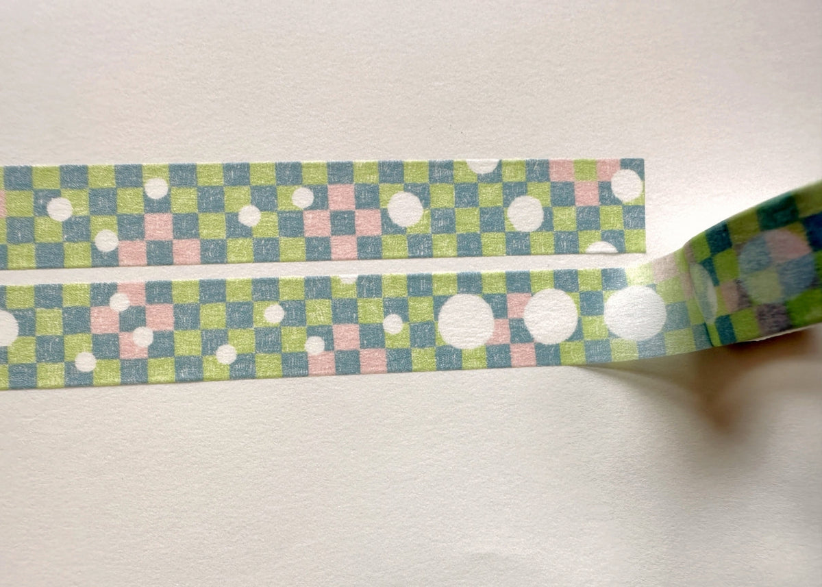 Bighands - A Wonder Life: Breezy Squares washi tape SAMPLES
