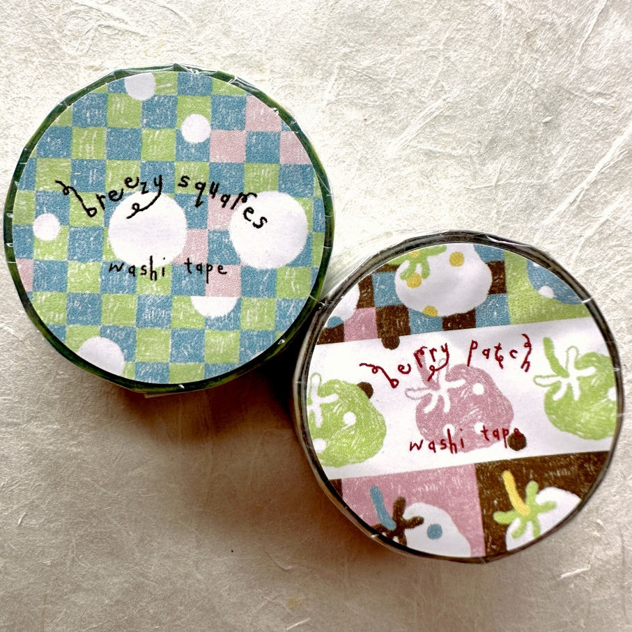 Bighands - A Wonder Life: Berry Patch washi tape SAMPLES