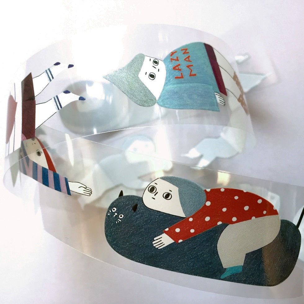 Birdcone - Lazy Life PET & washi tape SAMPLES
