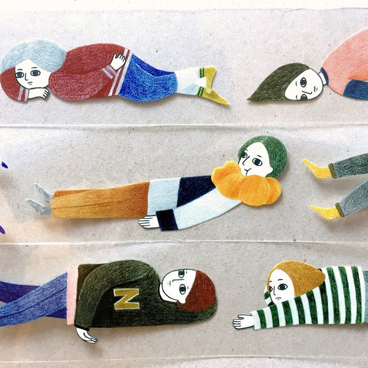 Birdcone - Lazy Man PET & washi tape SAMPLES