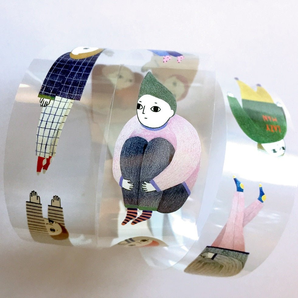 Birdcone - Giving Up on Life PET & washi tape SAMPLES