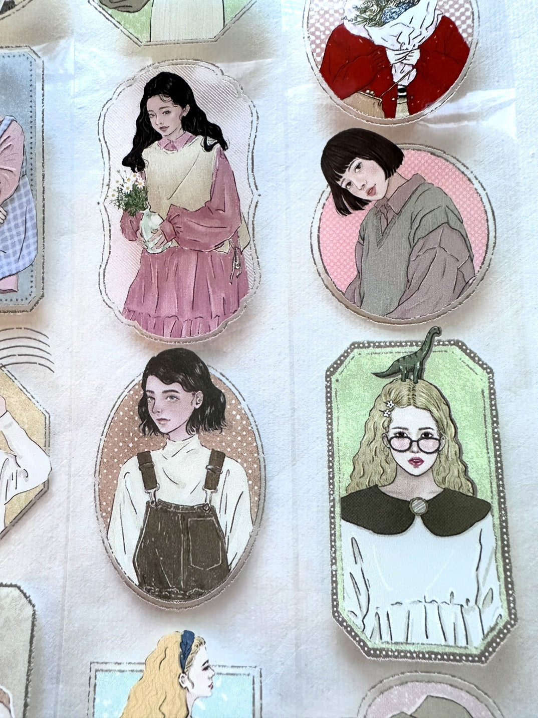 Frame Girl by Bon Bon Stickers - PET tape SAMPLES
