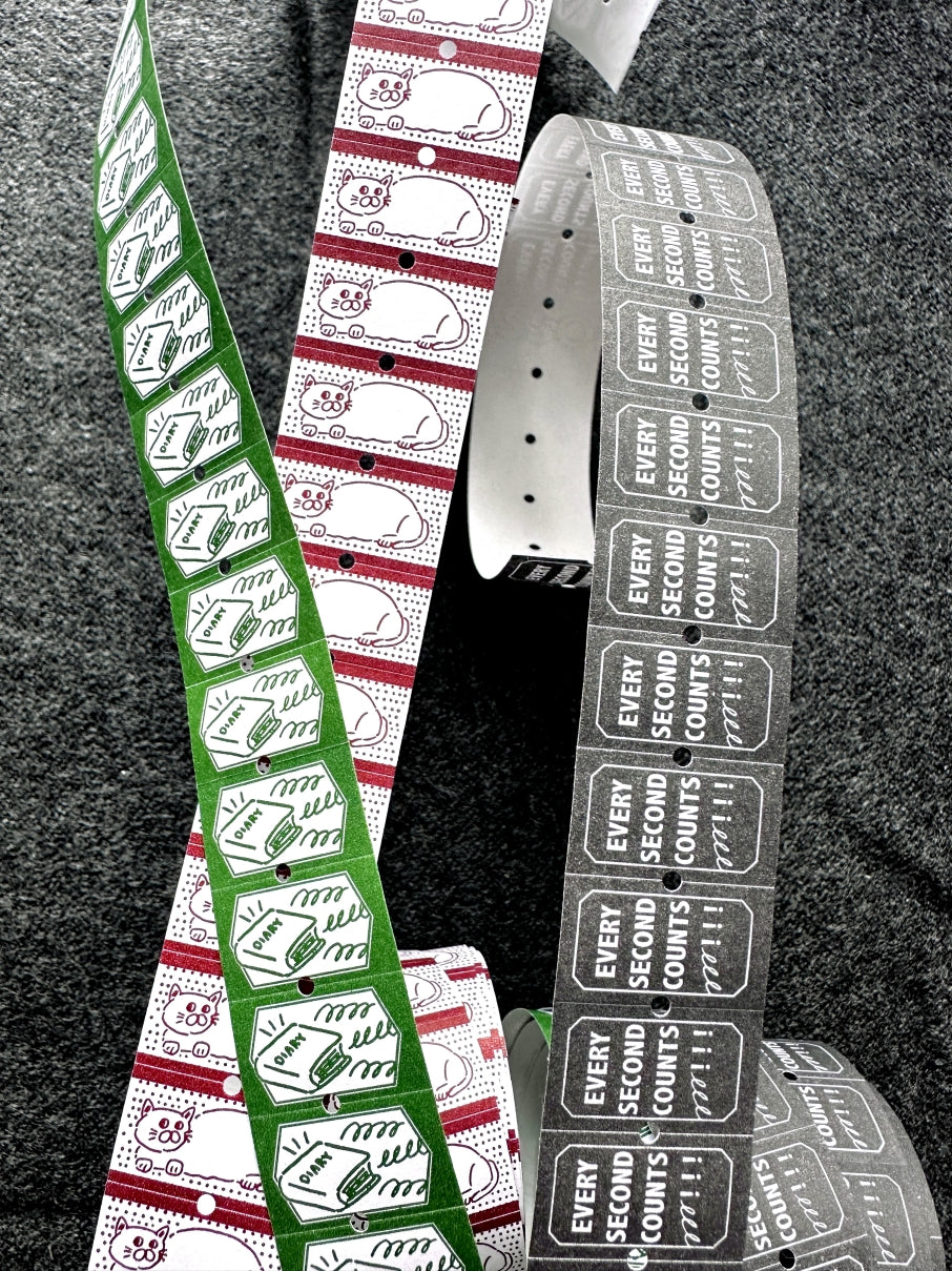 Bon Bon Stickers - three label sticker rolls SAMPLES