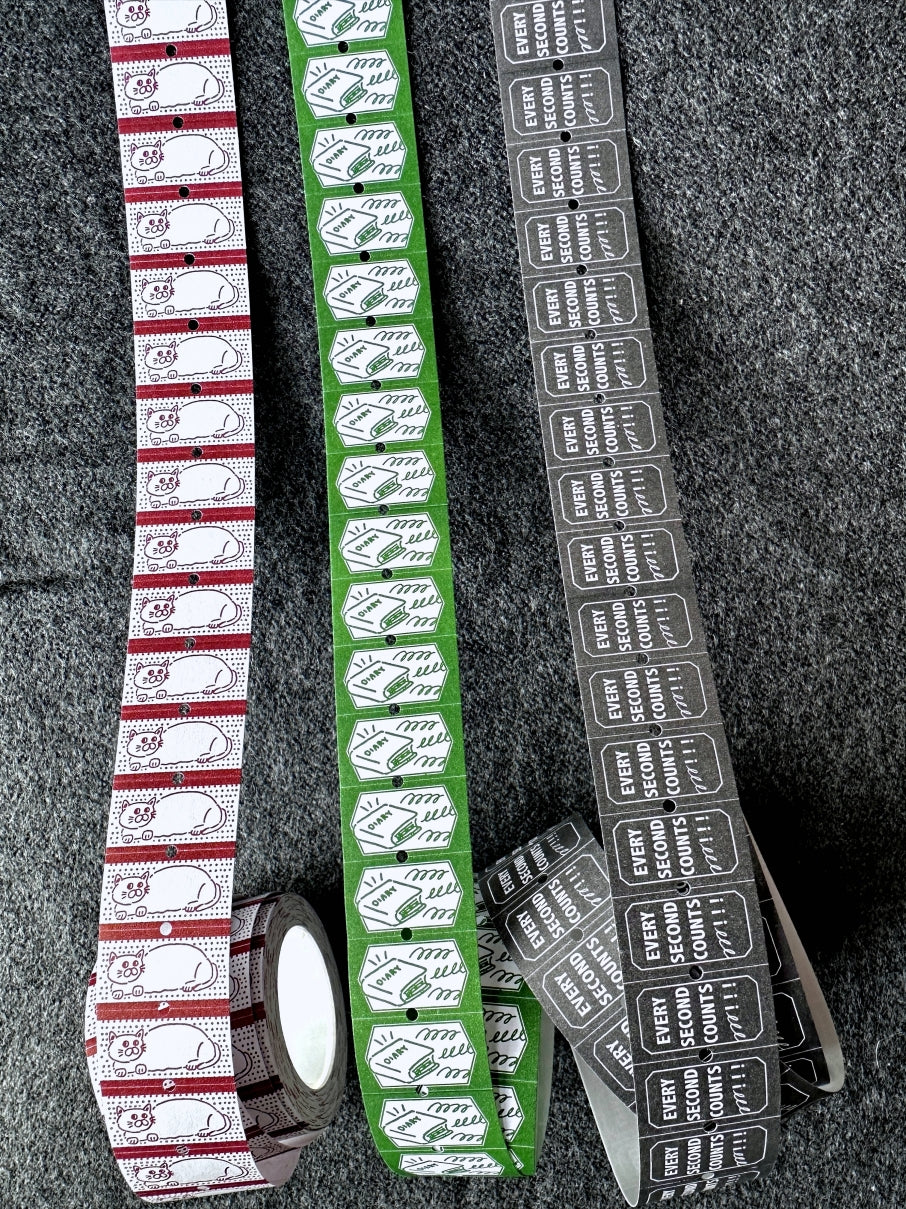 Bon Bon Stickers - three label sticker rolls SAMPLES