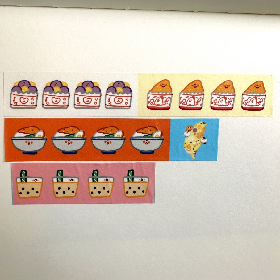 BuLan's Studio - Taiwanese Snacks masking tape SAMPLES