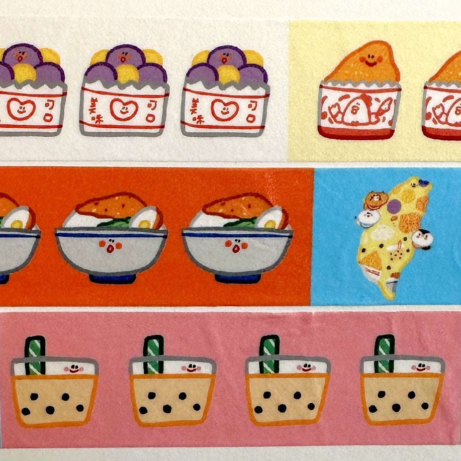 BuLan's Studio - Taiwanese Snacks masking tape SAMPLES