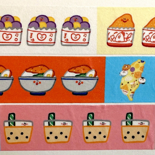 BuLan's Studio - Taiwanese Snacks masking tape SAMPLES