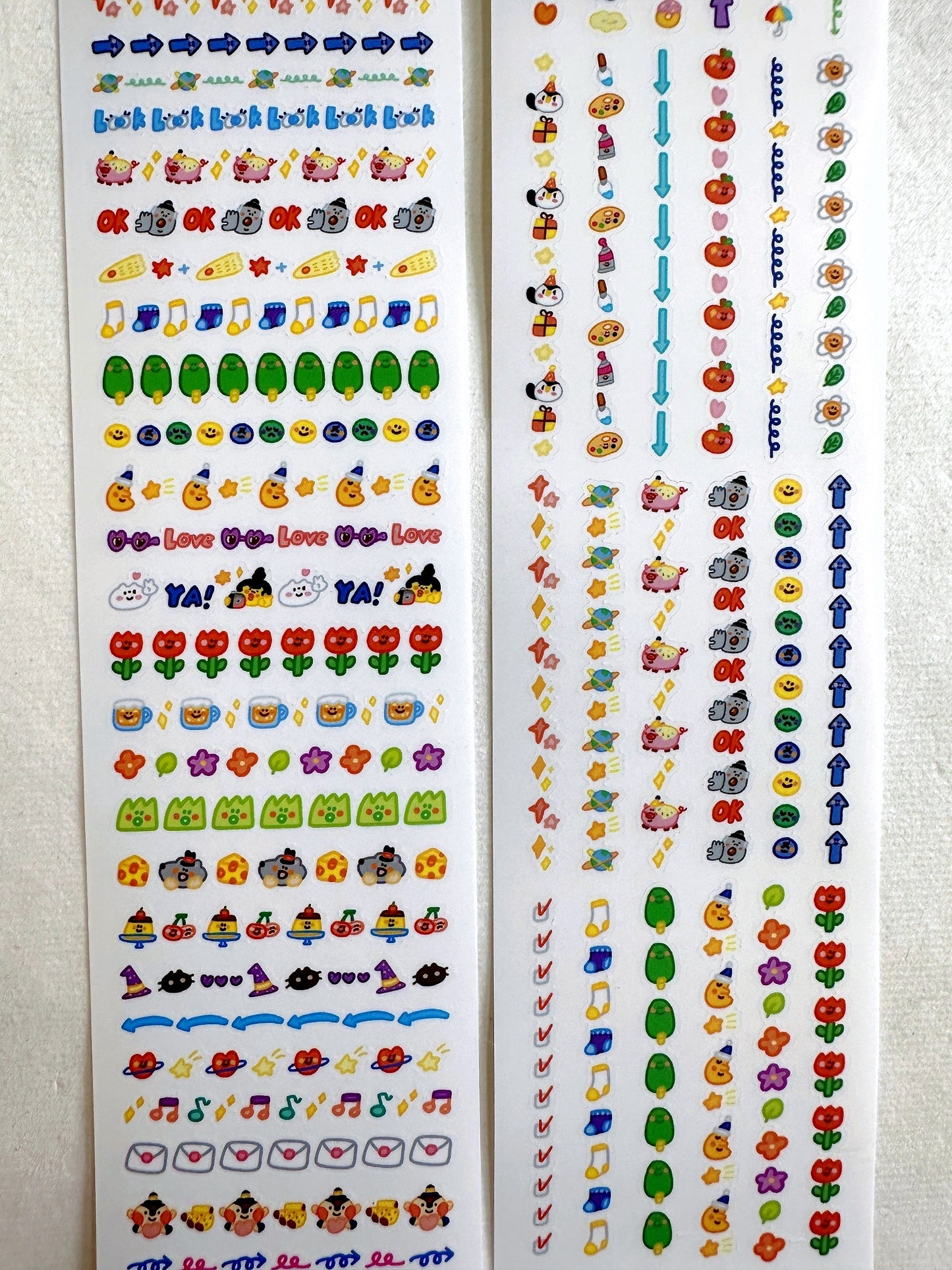 BuLan's Studio - Dividing Line kiss-cut paper tape (planner stickers) SAMPLES