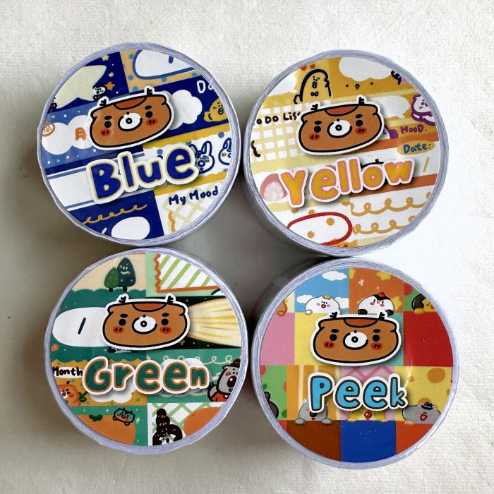 BuLan's Studio - four label sticker rolls SAMPLES