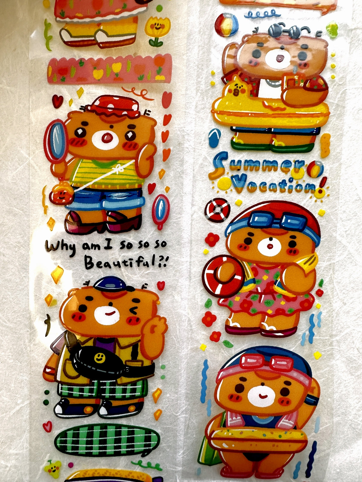 BuLan's Studio - Summer Outfit (4.5 cm x 200 cm) PET tape SAMPLES