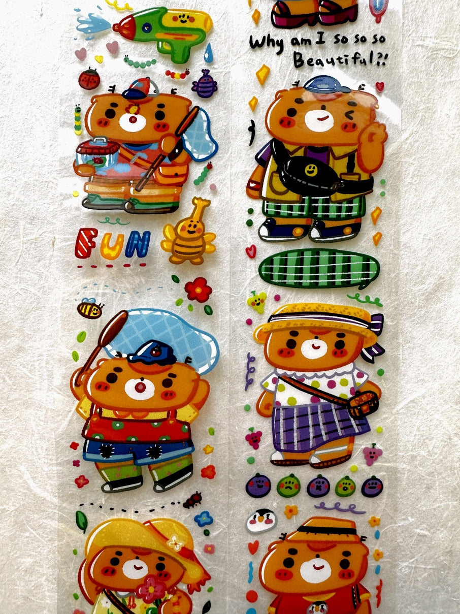 BuLan's Studio - Summer Outfit (4.5 cm x 200 cm) PET tape SAMPLES