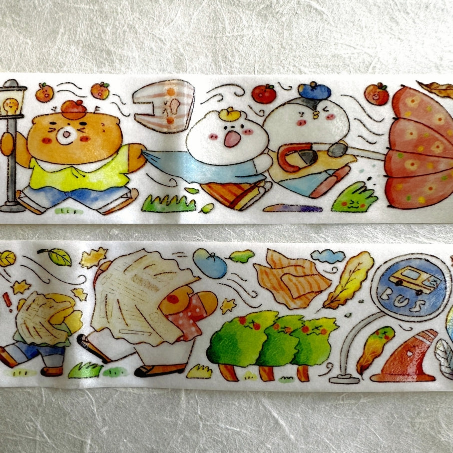 BuLan's Studio - Wind Is Big washi tape SAMPLES