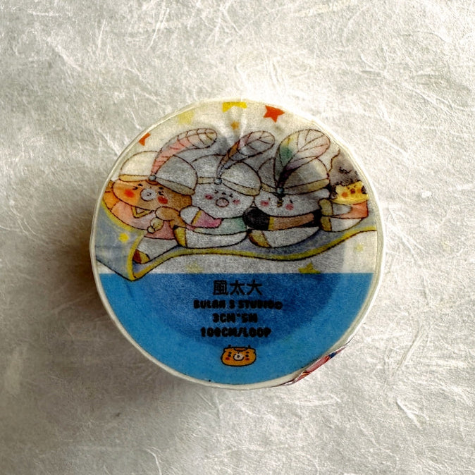 BuLan's Studio - Wind Is Big washi tape SAMPLES