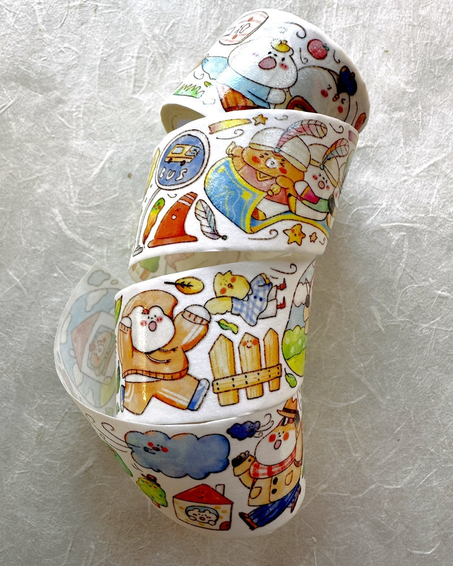 BuLan's Studio - Wind Is Big washi tape SAMPLES