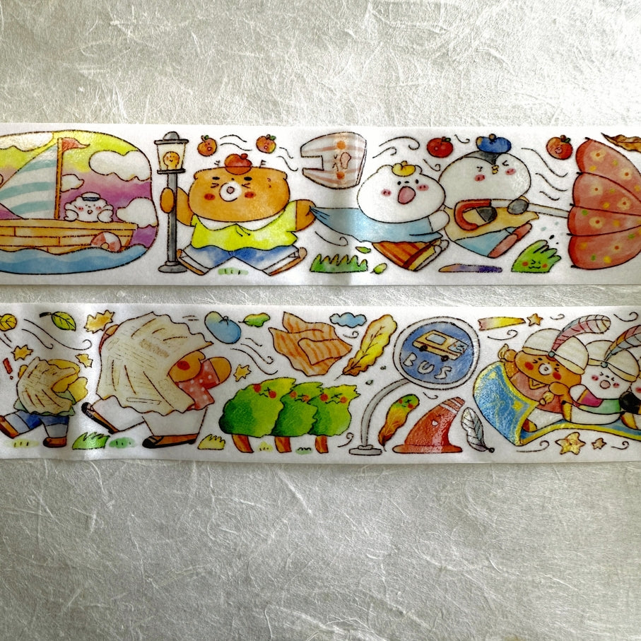 BuLan's Studio - Wind Is Big washi tape SAMPLES