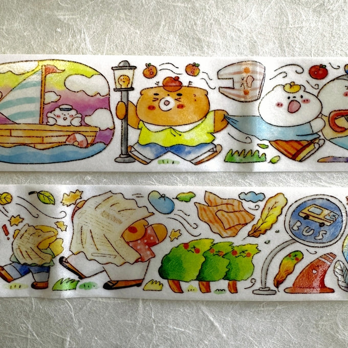 BuLan's Studio - Wind Is Big washi tape SAMPLES