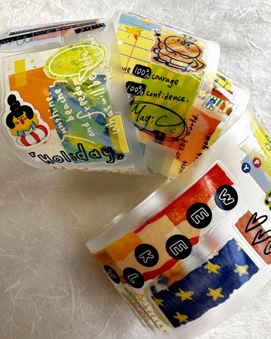 BuLan's Studio - Paper Art kiss-cut PET tape SAMPLES